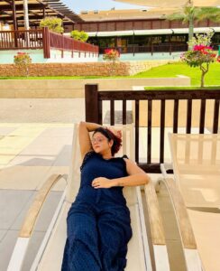 Aswathy Sreekanth Instagram - Beauty nap 😉

#beachvacay #happiness #whenheclicks