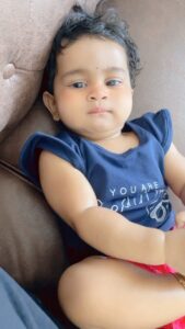 Aswathy Sreekanth Instagram - ഒരു കുഞ്ഞിപ്പല്ല് 🐰🥰🥰

#firstteeth #kamala