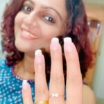 Aswathy Sreekanth Instagram - Nail art at the comfort of home 💅 🥰 #nailart #doneright
