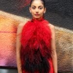Banita Sandhu Instagram - red-y for the @davidkomalondon show ❤️‍🔥 London Fashion Week