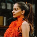 Banita Sandhu Instagram - red-y for the @davidkomalondon show ❤️‍🔥 London Fashion Week
