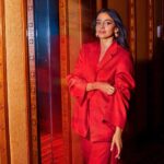 Banita Sandhu Instagram - red-dy for @motherteresaandme promotions 🥵 Outfit by @anjumongaofficial Styled by @stacey.cardoz @styledbystaceycardoz Assisted by @stylebyayesh @yashasvi_mehlawat Make-up by @mahisardana_ Hair by @hairstylesbyshraddha Photo by @mehtabluthra.photography Delhi, India