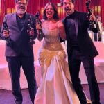 Bhumi Pednekar Instagram - My third one :) #BadhaaiDo will be etched in my heart forever ❤️🌈 #FilmfareAwards2023 Thank you god, my family, friends, all my film makers and my audience. 6 wins last night on a popular platform, shows things are changing and for the better. There couldn’t have been a better time than now to celebrate Badhaai Do. We stand tall with our Queer friends with the hope that our film contributed into making this world a fair and equal place for all. Jo bhi ho, Love is love ❤️ My dearest @rajkummar_rao, congratulations on your big win. You are one of the finest of our generation. You’ve inspired me in so many ways. Upwards and onwards my friend. #HarshwardhanKulkarni our Harry. Your kindness, empathy, craft and love for cinema reflects in every part of Badhaai Do. Love you Harry. Thank you guiding me through this experience. Congratulations Harry! Our super writers @sumadhikary and #AkshatGhildial. Hamare do anmol ratan. Thank you for writing Sumi and Shardul the way you both did. You both are the soul of our film. Congratulations of your multiple wins. @sheeba.chadha you are so special and definitely my lucky charm. We started with Dum laga ke haisha and now Badhaai Do. Sheeba you are ❤️ My @jungleepictures team. Thank you @amritapndy for making this film, standing rock solid with it. #VineetJain sir your trust in us has been our biggest support. @ameetdhanwani #Mamta #Anoop and team Junglee ❤️ I want end this love note by acknowledging my co actors @chum_darang and @gulshandevaiah78 . You both complete Badhaai Do. Rimjhim, Sumi is only complete with you. Thank you for giving such an awe worthy performance you both. The entire cast and crew 🫡 @seemabhargavapahwa @rohitrchaturvedi @anishjohn83 @swapsagram #keertisir All the Ad’s everyone associated this one is yours. Thank you @filmfare for the best and most memorable night ever ❤️