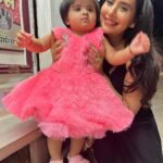 Charu Asopa Instagram - Today we celebrated Ziana’s birthday with nana-nani , mama- mami , masi …. My jaan was looking like a doll today. I just wanna say I love you so much mera bachha u will never ever feel that you are alone coz I ll always be there for you. Thank you for teaching me what unconditional love is. ❤️🤗😘#prebdaycelebrations🎉 Bikaner