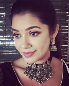 Chaya Singh Instagram - @haripriyaa_gopinath has styled this beautiful Anarkali with lot of love ❤️ she has even hand picked the jewellery like a pro designer. I wish u adorn many more beautiful souls😇