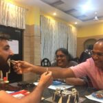 Chaya Singh Instagram - Celebrations doubles wen ur with family, extended birthday wishes to @arunmanipalani #dop #of Ananthapurathveed, #satya #family #friend #cinematographer Dahlia