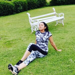 Chaya Singh Instagram - Sometimes all you need to do is sit back n breathe. 

#relax #chill #lawn #enjoylife #thankgod #fashion #style #monochrome