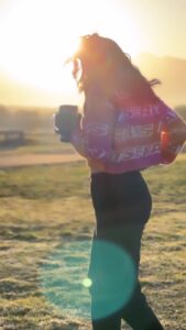 Daisy Shah Instagram - When ☀️ hits the soul just right 
.
.
.
#reelitfeelit #kkk13 #khatrokekhiladi13 #southafrica #brrrrr 
.
.
🎥 credit: @sheezan9 ❤️