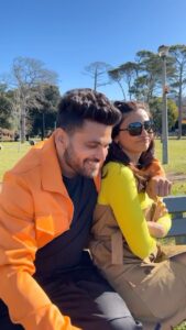 Daisy Shah Instagram - When you fight like tom & jerry?
 @shahdaisy 🥳🥳
.
.  @sheezan9 
.
@colorstv 
#khatronkekhiladi13 #shivthakare 
.
.
.  Vc 📸: @xitijjjj