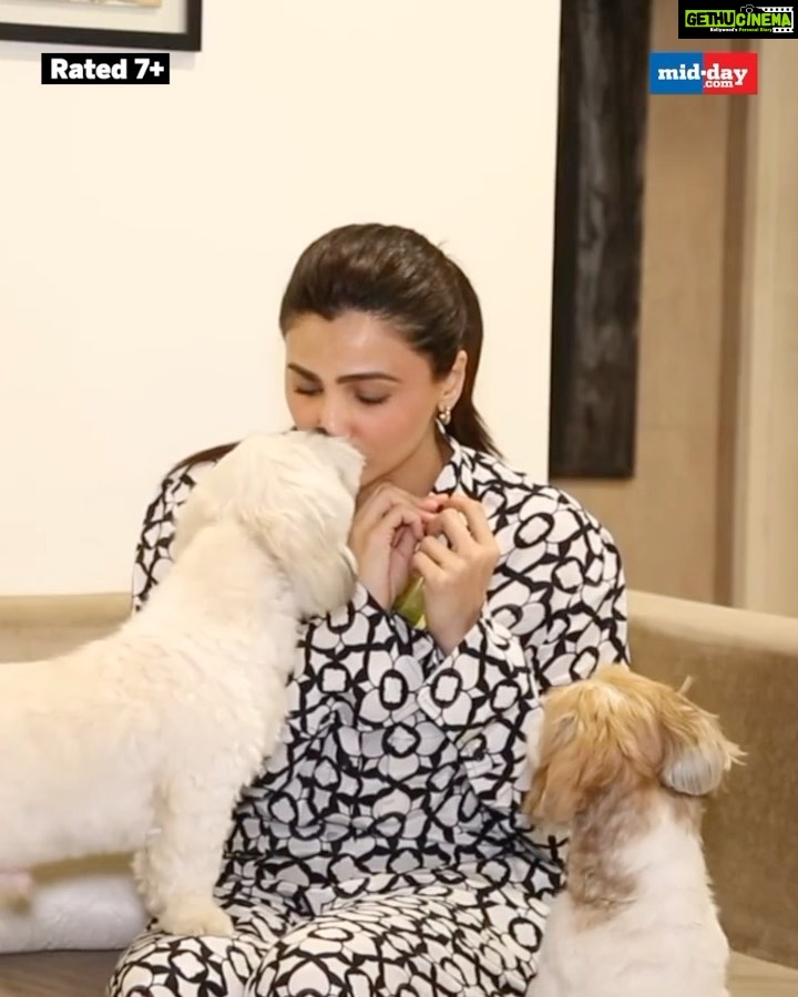 Daisy Shah Instagram - Daisy Shah: I’m a helicopter mom | Celebrity Pet Parents Watch on Mid-Day YouTube #daisyshah #celebritypetparents #petparents #entertainment #celebrity