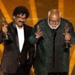 Devi Sri Prasad Instagram - Woohoo CONGRATS to #RRR 👏🏻 #NaatuNaatuSong @mmkeeravaani sir & @kavichandrabose2018 👏🏻🎶👏🏻 Hats off to Visionary @ssrajamouli sir🙏🏻 Kudos my brothers @jrntr @alwaysramcharan @premrakshith_choreographer For d Amazing Dance Moves & d team @sipligunjrahul @kaalabhairava7 @dvvmovies 👏🏻👏🏻🕺❤️❤️