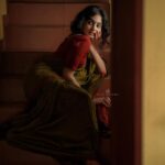 Devika Sanjay Instagram - 📜 pictures by @dk_dajukotheri managed by @john_sue_ @orion_eventplanner outfit by @dreamzonecalicut makeup and hair @yourlookstudiosclt @viji_dazzle @aswathivipul