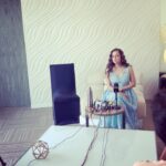 Dia Mirza Instagram - Attended a #IIFAAwards2023 @iifa press call to talk about the need to #BeatPlasticPollution and the opportunity to highlight the #SustainableDevelopmentGoals. Thank you to members of the press for giving us your time and attention 🙏🏻💚 Thank you @shombi.sharp for doing this with me 🙏🏻 Thank you @iifa for using your platform to help make a difference 🙌🏼 Outfit @ilovepero Shoes @melissashoesindia @sallyruchi HMU @shraddhamishra8 Styled by @theiatekchandaney #TravelingBottle #SDGs #ForPeopleForPlanet #ForNature @uninindia @unep @unsdgadvocates @timmins.andre @virafsarkari @sabbas_joseph Yas Island