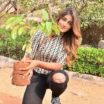 Dimple Hayathi Instagram - I've accepted #HaraHaiTohBharaHai #GreenindiaChallenge from @MPsantoshtrs Planted 3 saplings. Further I am nominating @raviteja_2628 @dirrameshvarma @thisisdsp @meenakshichaudhary006 to plant 3 trees & continue the chain special thanks to Santosh garu for taking this initiative. #dimplehayathi