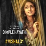 Dimple Hayathi Instagram - To the new beginnings.. #vff31 #dimplehayathi #tamilcinema