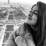 Dimple Hayathi Instagram - The happy me 🌻 #dimplehayathi Eiffel Tower