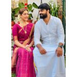 Durga Krishna Instagram - It’s a day to celebrate all the memories that we have created throughout this year. Happy Anniversary to you my dear.💕 @arjunravindranofficial 🧿 Thank you Duchaa @dushyanth_krishna_dk for capturing this ❤️ Thank you @nikhil_eventia for making this happened.
