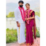 Durga Krishna Instagram - It’s a day to celebrate all the memories that we have created throughout this year. Happy Anniversary to you my dear.💕 @arjunravindranofficial 🧿 Thank you Duchaa @dushyanth_krishna_dk for capturing this ❤️ Thank you @nikhil_eventia for making this happened.