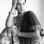 Elena Roxana Maria Fernandes Instagram - Some things are better in black and white. . . . @monamunshi @label_rm @the_rack_by_kachins @modemodelsdxb . . . #better #sometimes #blackandwhite #outfit #ootd #outfitoftheday #dress #pose #natural #makeup #fashion #style #traditional #skin #beaut #beautiful #pretty #jewellery #accessories #jewels #beauty #shoot #shootdiaries #glam #glow #bnw #bw