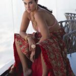 Elena Roxana Maria Fernandes Instagram - You caught me staring but I caught you staring back! . . @monamunshi @label_rm @the_rack_by_kachins @modemodelsdxb . . . #stare #stareback #dress #outfit #ootd #outfitoftheday #traditional #pose #natural #makeup #skin #beauty #pretty #glam #glow #jewellery #accessories #jewels #beautiful #shoot #shootdiaries