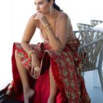 Elena Roxana Maria Fernandes Instagram - Slay everyday! . . @monamunshi @label_rm @the_rack_by_kachins @modemodelsdxb . . . #slay #everyday #dress #outfit #ootd #outfitoftheday #traditional #pose #natural #makeup #skin #beauty #pretty #glam #glow #jewellery #accessories #jewels #beautiful #shoot #shootdiaries