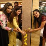 Ena Saha Instagram - 💖💛♥️ For a Salon opening… @raai_shot @dats_debleena