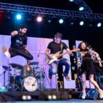 Farhan Akhtar Instagram - Anti-gravity 🚀 .. @farhanliveofficial #iimkohzikode #music #live #gig #concert #rock #guitar #energy #love #life