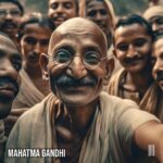 Farhan Akhtar Instagram - So worthy of a share. AI created selfies of history’s greatest leaders who championed human rights above everything else. (via : @jyo_john_mulloor )♥️👍🏽