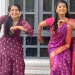 Gabriella Charlton Instagram - Reel from shoot spot after a long time 😄 Saree and blouse @sdduniqueboutique_97