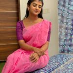Gabriella Charlton Instagram - Excited for the upcoming episodes of Eeramana Rojave! 😍😍 Saree and blouse by @sdduniqueboutique_97 😍😍