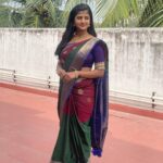 Gabriella Charlton Instagram - Happy days >>> Saree and blouse @sdduniqueboutique_97 Jewellery @sruthis_jewellery #eeramanarojave2 #gabriellacharlton