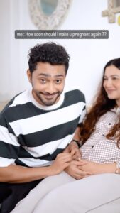 Gauahar Khan Instagram - Pregnant wife turned Chef ! Hhehehehe . @gauaharkhan ♥️ #truestory 
#gaza #ZD #pregnantandperfect #pregnancylife #wife #love #fun 
.
.
.
🎥 @aman_atz