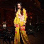 Gauahar Khan Instagram - Sunshine in the Moonlight ! 💛 Wearing @paulmiandharsh with @diamantinafinejewels necklace! Styled by my forever @devs213 assisted by the lovely @krutikaa_sharma ! ✨ Mumbai, Maharashtra