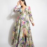Gauahar Khan Instagram - Bloom 🌺 Outfit : @gazalguptacouture Earring : @diamantinafinejewels Styling : @devs213 Assisted by @krutikaa_sharma 📸 : @visualaffairs_va #netflixindia #momtobe #ownit #fashion Mumbai, Maharashtra