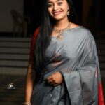 Gayathri Yuvraaj Instagram - Smile is the best ornament to enhance the look 😊🤗 @aaryaah_designs @evidencemaker