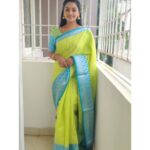 Gayathri Yuvraaj Instagram - Saree @classy_outfitzz Blouse designs @abarnasundarramanclothing