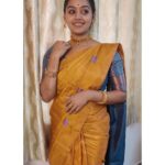 Gayathri Yuvraaj Instagram - Beautiful handloom saree @banana_sarees_manufacturer Traditional Jewellery @sukraa_designs