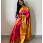 Gayathri Yuvraaj Instagram - silksarees @thamannasilks Jewellery @sukraa_designs