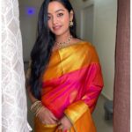 Gayathri Yuvraaj Instagram - silksarees @thamannasilks Jewellery @sukraa_designs