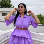 Gayathri Yuvraaj Instagram - 💜💜💜 👗 @the_neska