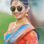Gayathri Yuvraaj Instagram - ❤️ Makeup & hair : @pratheebaparthiban Support : @jayasri_raahul_jr Photography : @the_red_photography_ Jewellery: @vivaham_jewellery Location : @sppgardens rdens