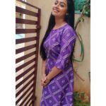 Gayathri Yuvraaj Instagram - 💜💜Outfit @vivastrends07