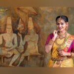 Gayathri Yuvraaj Instagram - Makeup : @brindhas_makeup_artistry Jewelry : @kjs.jewellers Photography : @shutter_bees Flowers: @weddingflowerjadai Saree : @lakshmirams Location : @arangaa.space Blouse : @j2fashions
