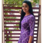 Gayathri Yuvraaj Instagram - 💜💜Outfit @vivastrends07