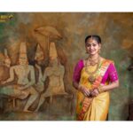 Gayathri Yuvraaj Instagram - Makeup : @brindhas_makeup_artistry Jewelry : @kjs.jewellers Photography : @shutter_bees Flowers: @weddingflowerjadai Saree : @lakshmirams Location : @arangaa.space Blouse : @j2fashions