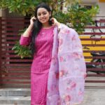 Gayathri Yuvraaj Instagram - Beautiful Kurti set @tharacollection2020