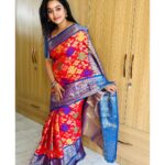 Gayathri Yuvraaj Instagram - 😍😍😍 Sarre @budget_sarees_hut Blouse @abarnasundarramanclothing