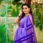 Gayathri Yuvraaj Instagram - 💜💜 @paavanaonlinemart @abarnasundarramanclothing