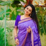 Gayathri Yuvraaj Instagram - Some candid pic 💕💕🦋 Saree @paavanaonlinemart Blouse @abarnasundarramanclothing