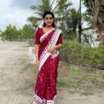 Gayathri Yuvraaj Instagram - Life is so beautiful enjoy every bit of it 💃💕💕 Saree @aishu_boutique_official Blouse @abarnasundarramanclothing